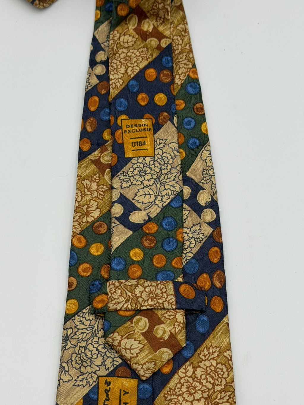 Vintage Givenchy Essentials Couture Necktie Men's Abstract Geometric Silk Tie