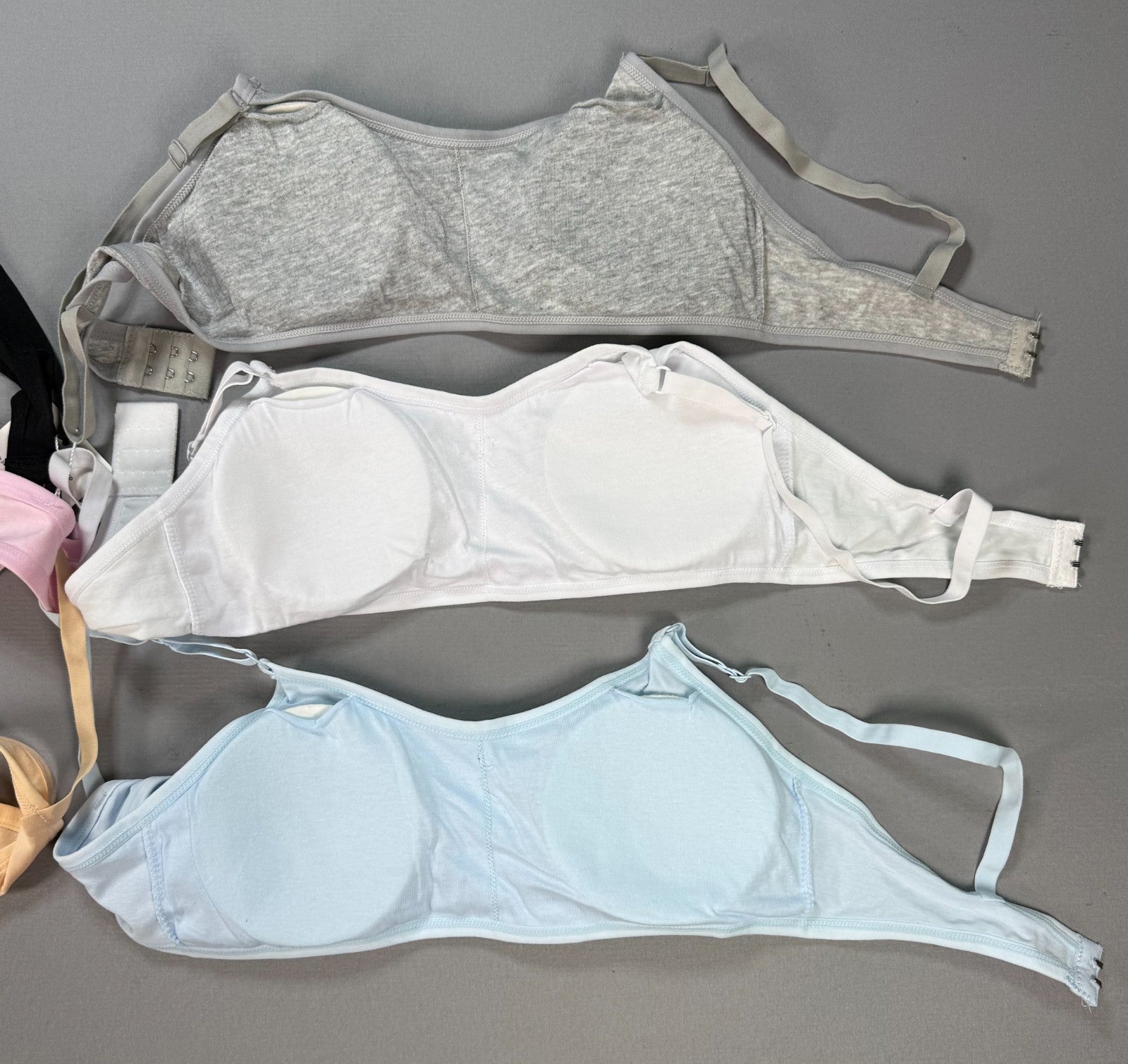Pack of 6 Neapro Seamless Bras & Panties Sets Girls Medium Adjustable Straps