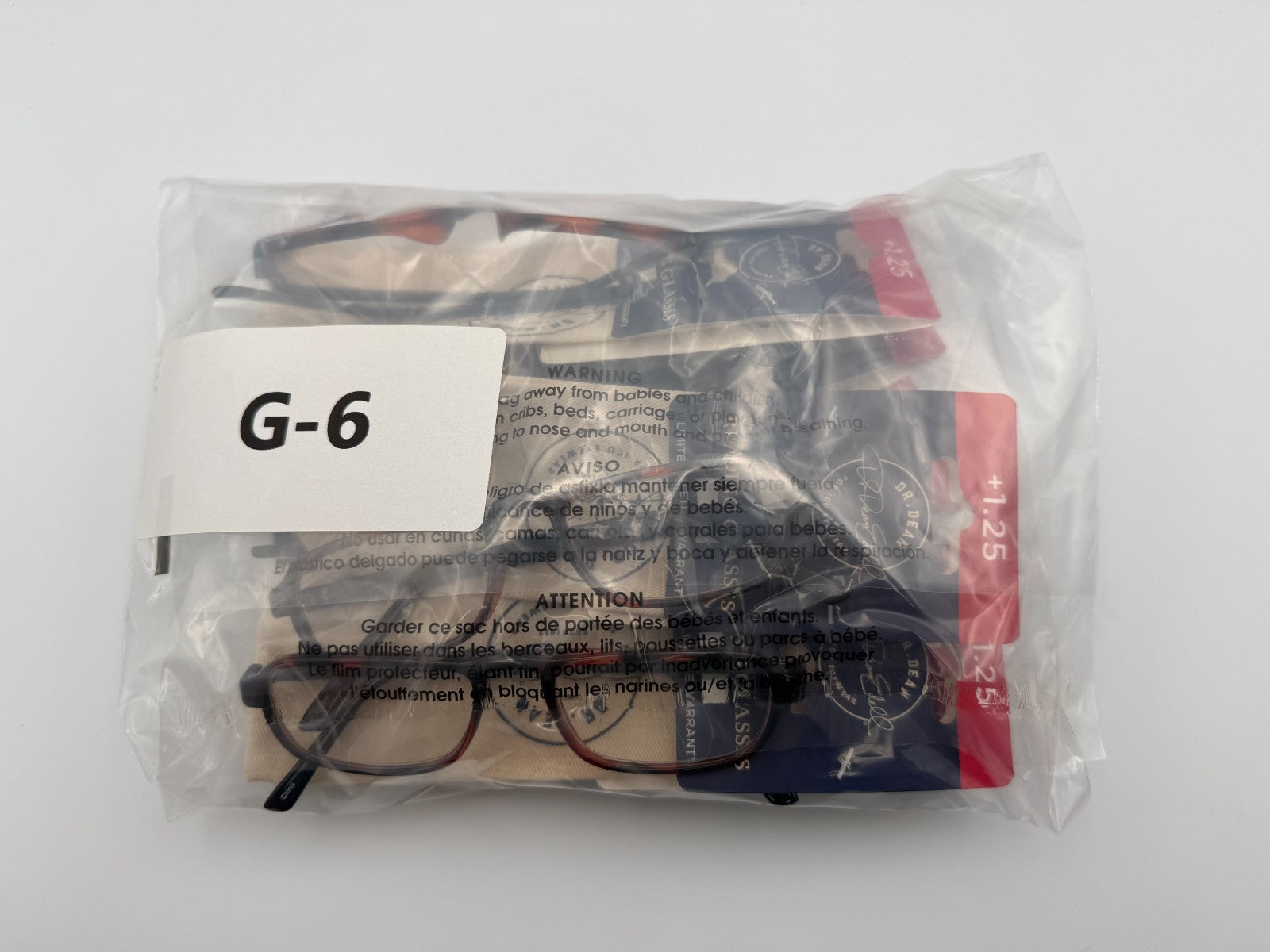 ICU Eyewear Dr. Dean Edell Reading Glasses 1.25 Magnification Brown Frame W/Case
