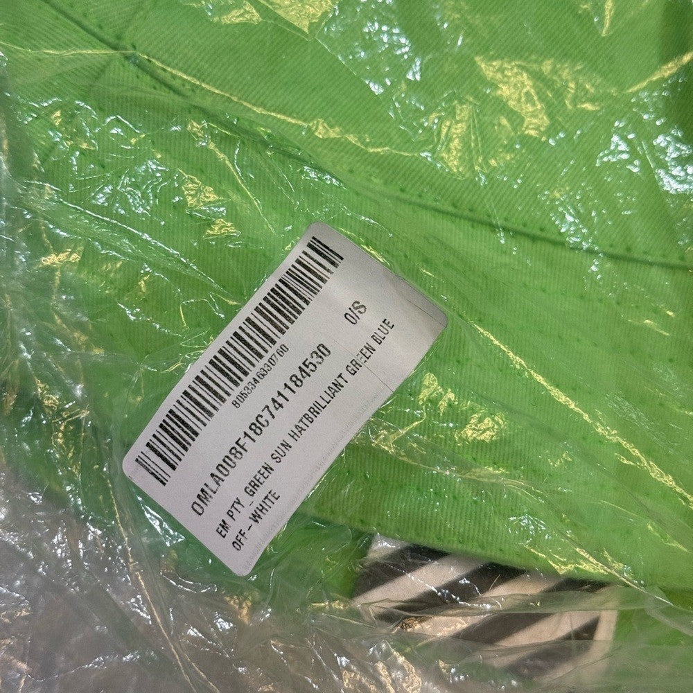 Off-White Lime Green Bucket Hat - Special Edition