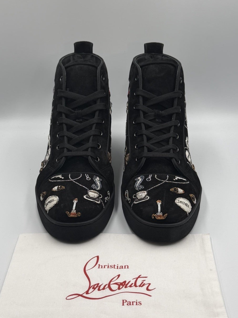 Authentic Christian Louboutin Limited Edition Embroidered Size EU 48; US 15