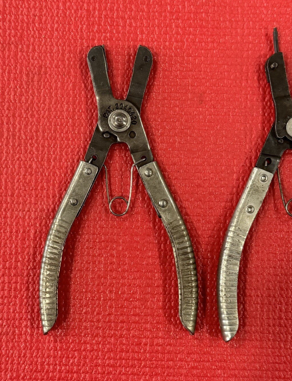 Vintage K-D TOOLS No. 445 Snap Ring Plier 2 Pc Set Made in USA