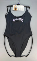 NWT Billabong One-Piece Swimsuit Women 2XL Black Sleeveless Stretch Summer Gear