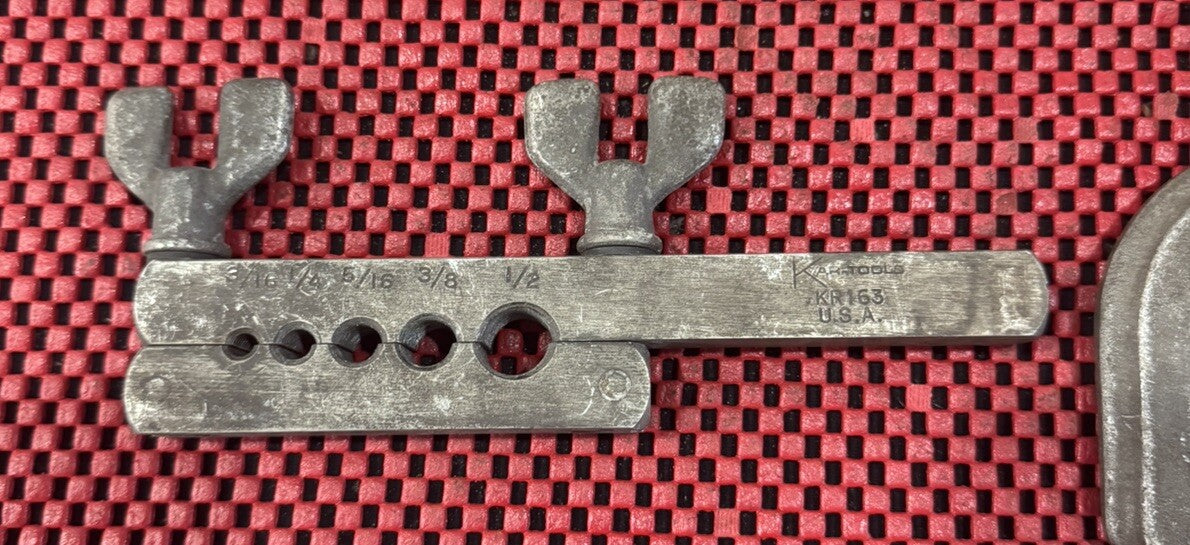 KAR-TOOLS KR163 Flaring Tool Kit Made In USA Rare M3