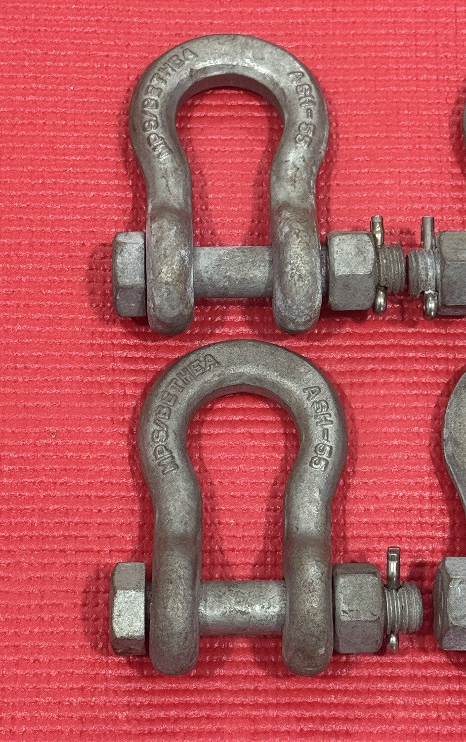 Vintage MPS/Bethea ASH-55, 4 PC Shackle Anchor Set