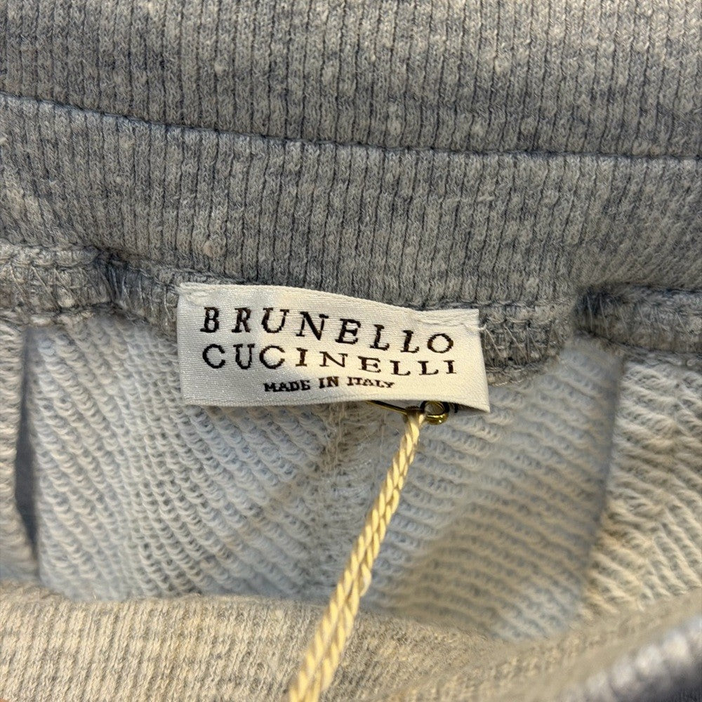 Brunello Cucinelli Light Gray Cargo Shorts