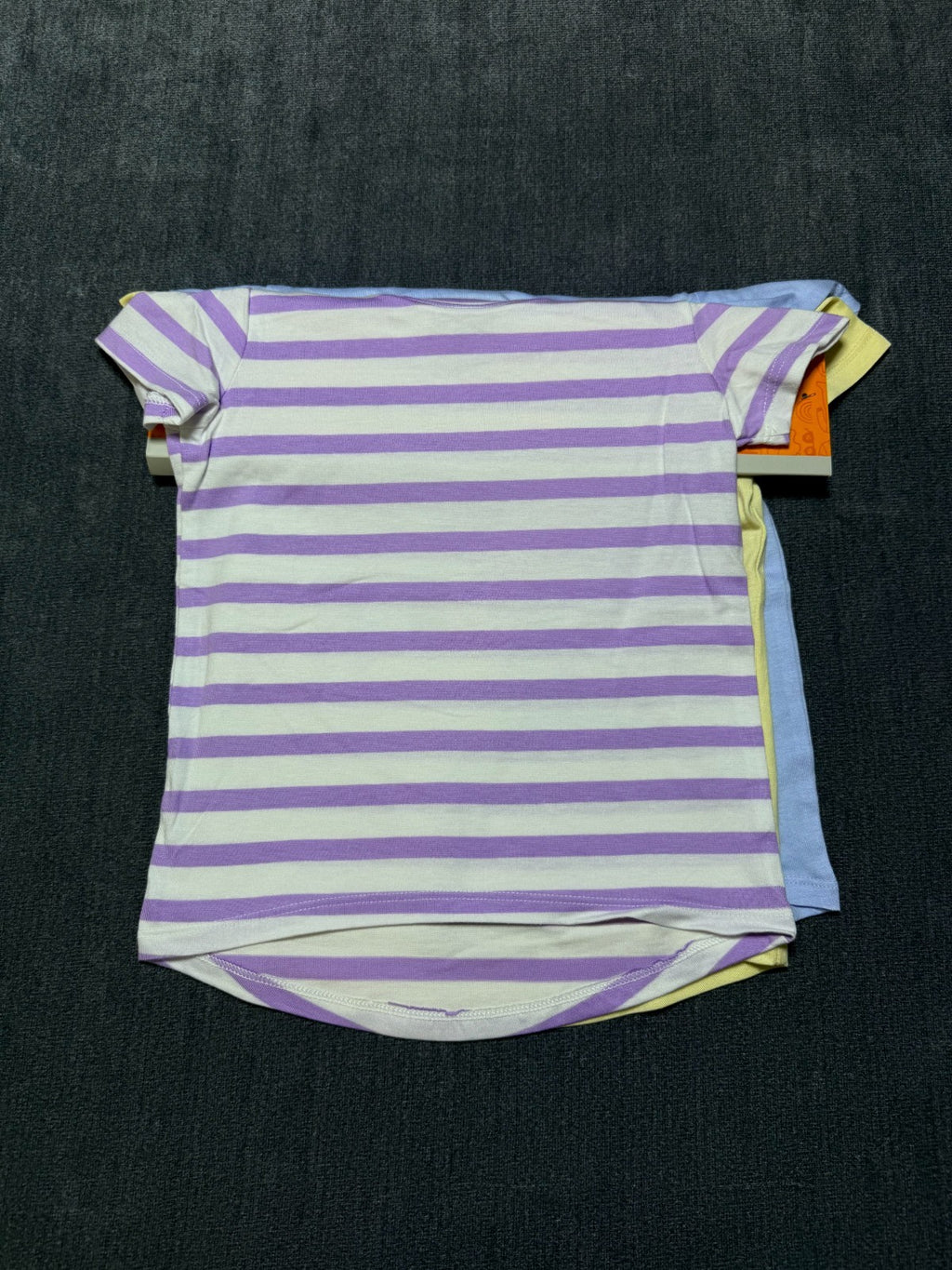 NWT Member's Mark My Favorite Active Tees Girls 4/5 Multicolor Preppy - 3-Pack