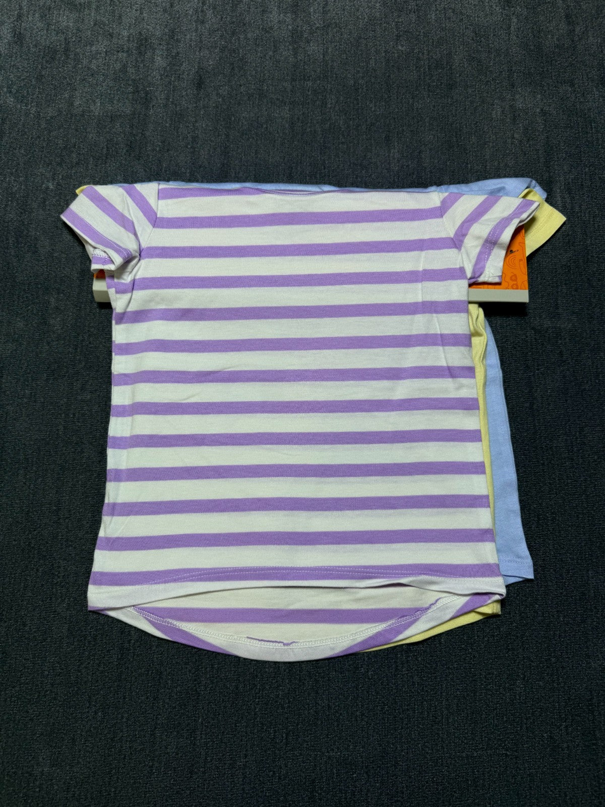NWT Member's Mark My Favorite Active Tees Girls 4/5 Multicolor Preppy - 3-Pack