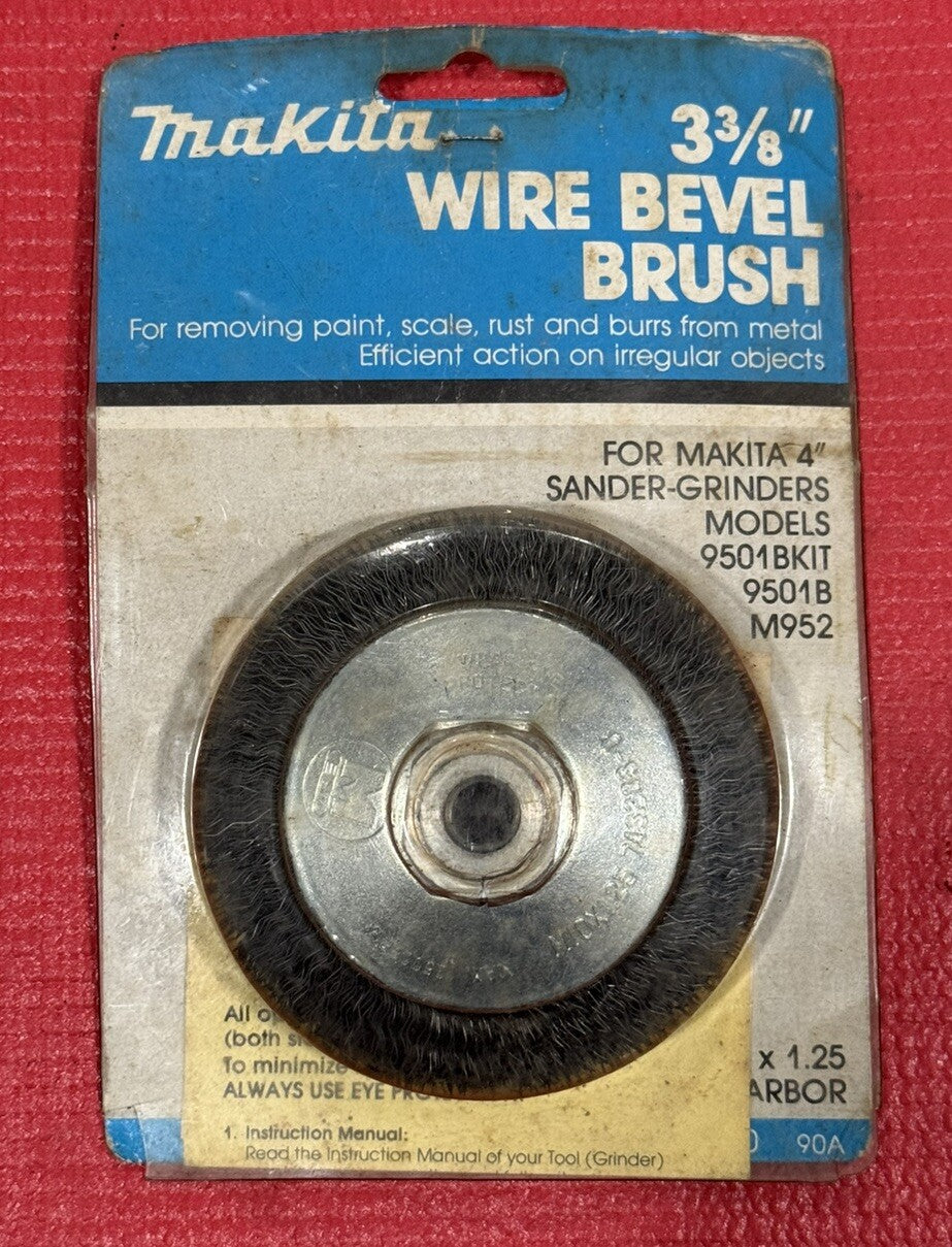 NEW MAKITA WIRE BEVEL BRUSH 3-3/8" WIRE WHEEL