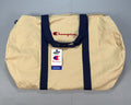 NWT Champion Canvas Duffel Bag Men's Large Tan Embroidered Logo Outdoor Gym