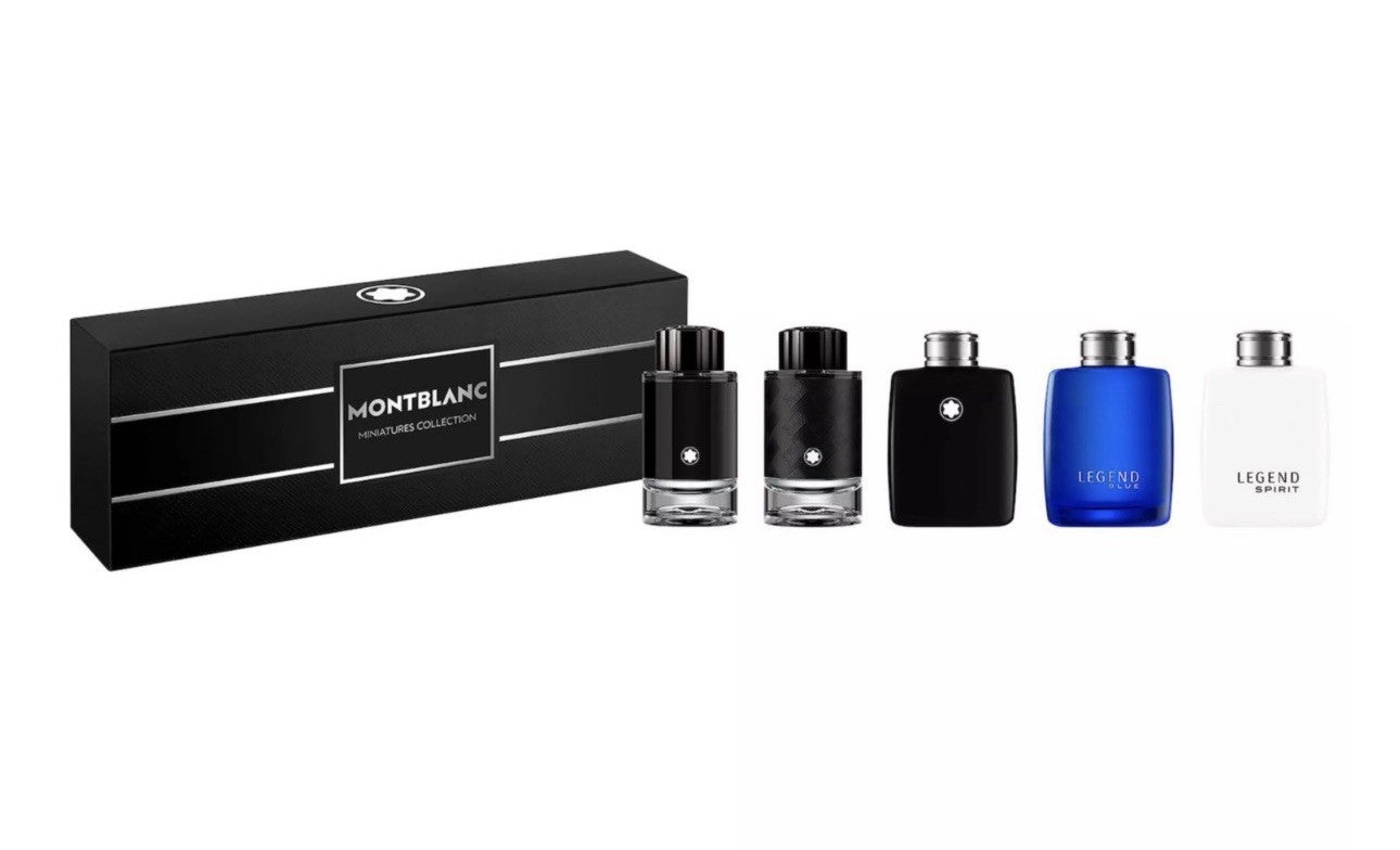 Montblanc Cologne Miniatures Collection 0.15 FL OZ x 5 NEW IN BOX
