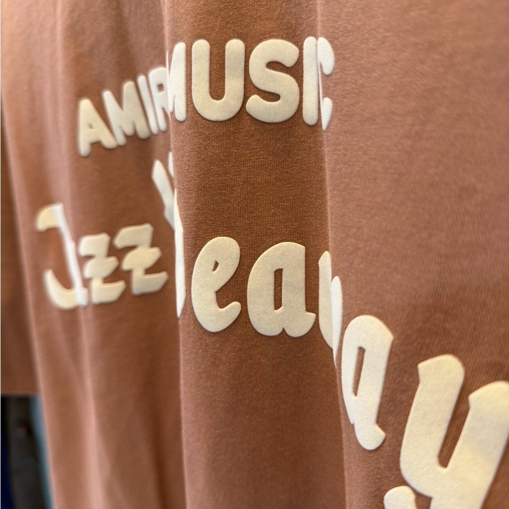 AMIRI Tan Crew Neck T-Shirt Size XL