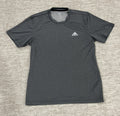 Adidas Climalite Grey Dry Fit Short Sleeve Shirt, Men’s T-shirt Small (S)