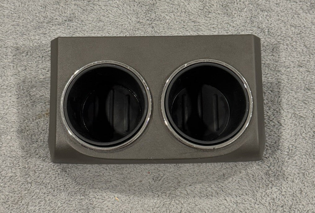 07-14 Ford Expedition Navigator OEM Console Rear Cup Holder Trim Bezel Grey
