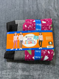 NWT Member's Mark My Favorite Leggings Girls 10/12 Multicolor Preppy - 3-Pack