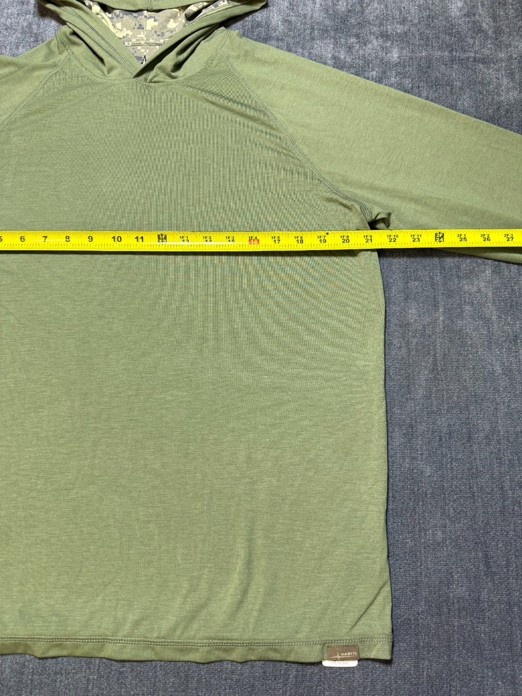 NWT Habit Lightweight Hoodie Men's Green Medium Long Sleeve Pullover Y2K Sports