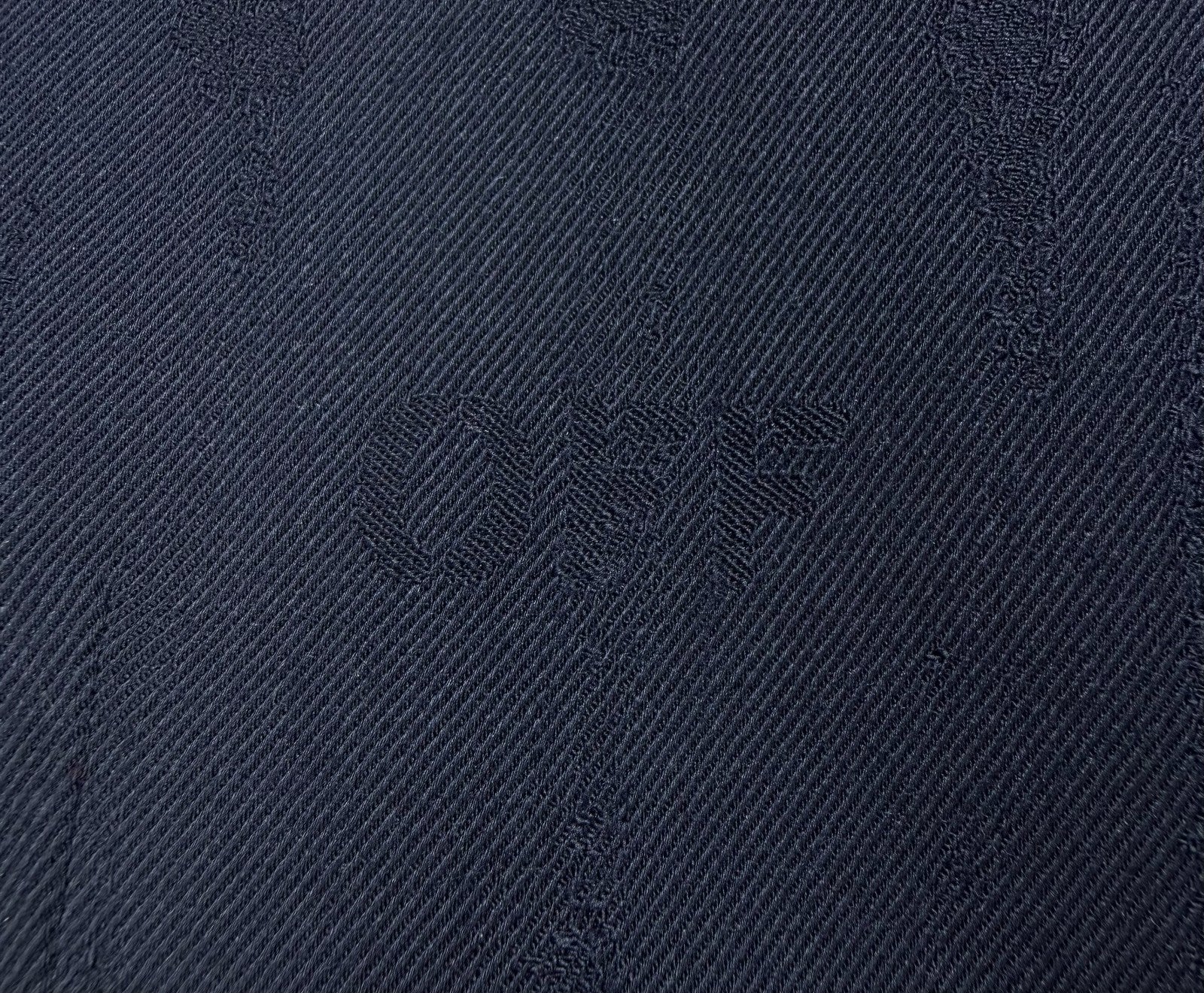 Off-white Shibori Jacquard Slim Double Breasted Jacket Men's Navy Blue 48 Casual