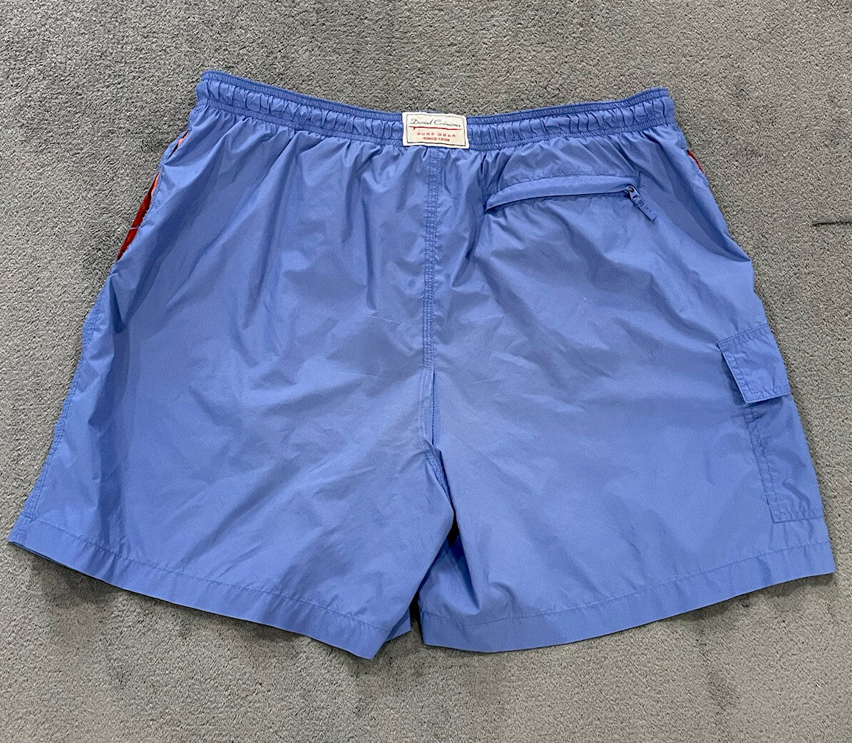 Daniel Cremieux Swimwear Mens size L Blue Trunks Shorts Surf