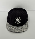 Vintage Yankees New Era Men’s Size 8 Blue Elephant Cement Print Cap 59Fifty Hat