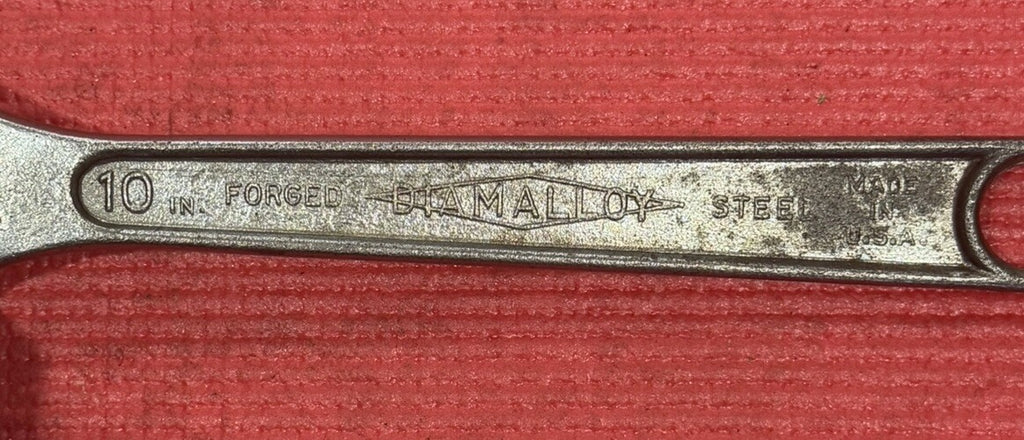 Vintage Diamond Calk Horseshoe Co. Duluth 10” Adjustable Wrench Díamalloy USA