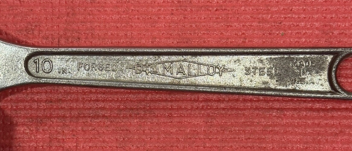 Vintage Diamond Calk Horseshoe Co. Duluth 10” Adjustable Wrench Díamalloy USA