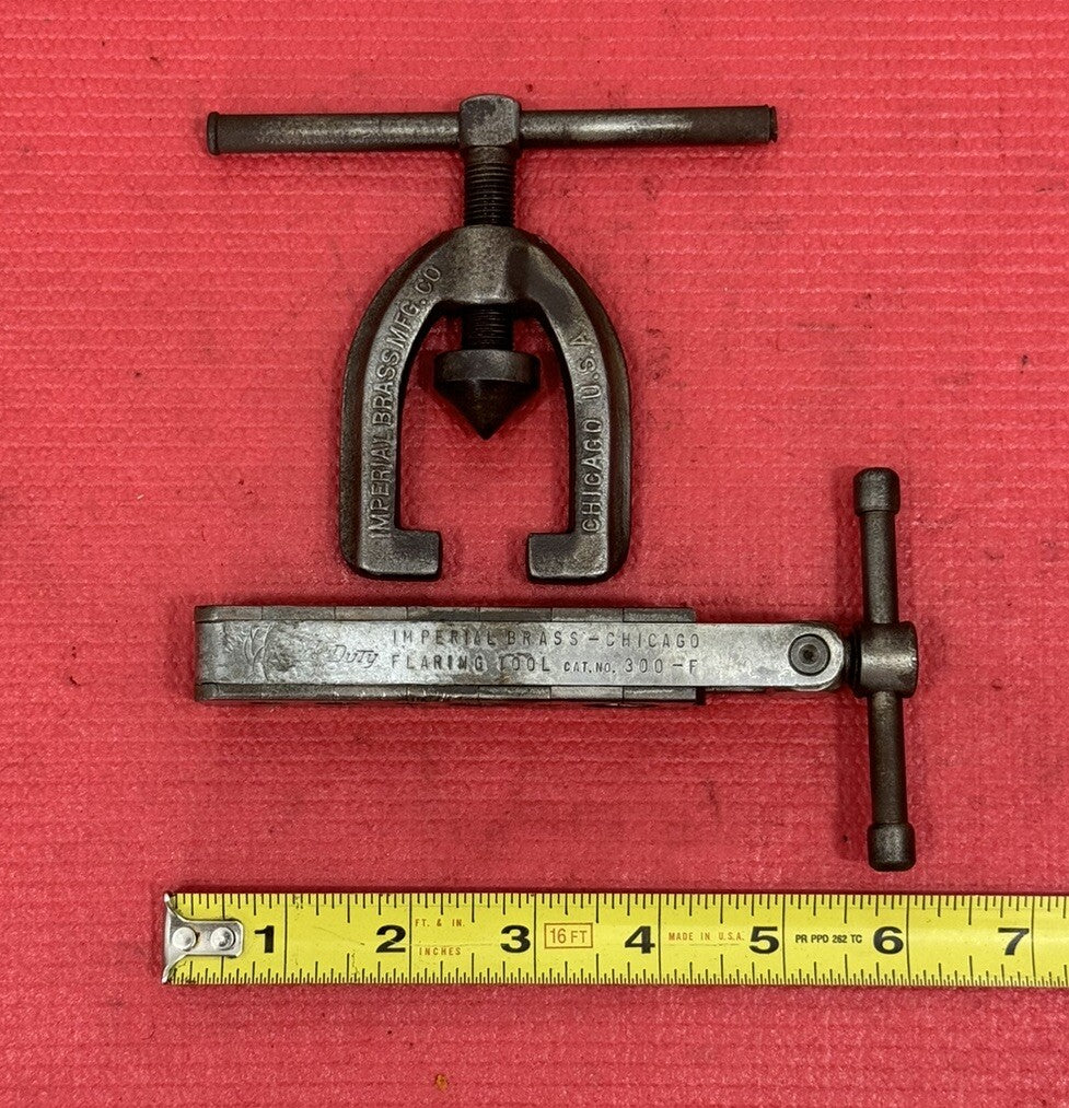 Hi-Duty Imperial Brass 300-F Flaring Tool Forged Steel Made in Chicago USA