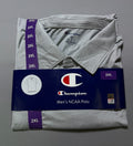 NWT Champion NCAA Polo Shirt Men's 2XL Gray Short Sleeve Lightweight Pullover