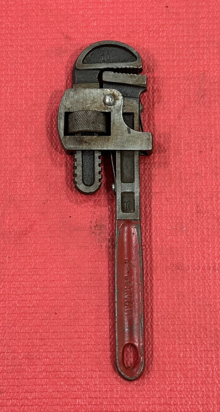 Vintage RARE W Germany Pipe Wrench 10” Inch Long RED GUARANTEED