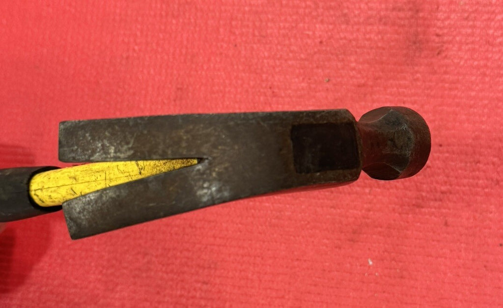 Vintage Stanley 13" Long Forged Steel Head Rip Claw Fiberglass Hammer