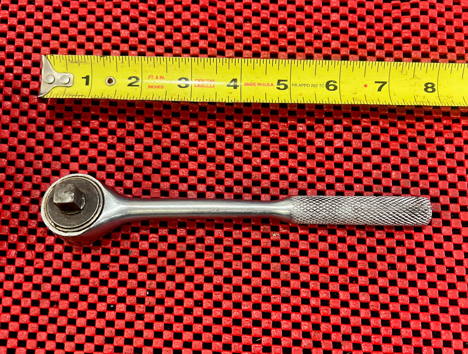 VINTAGE THORSEN 3/8" DRIVE REVERSIBLE RATCHET  77JC MADE IN THE USA M8