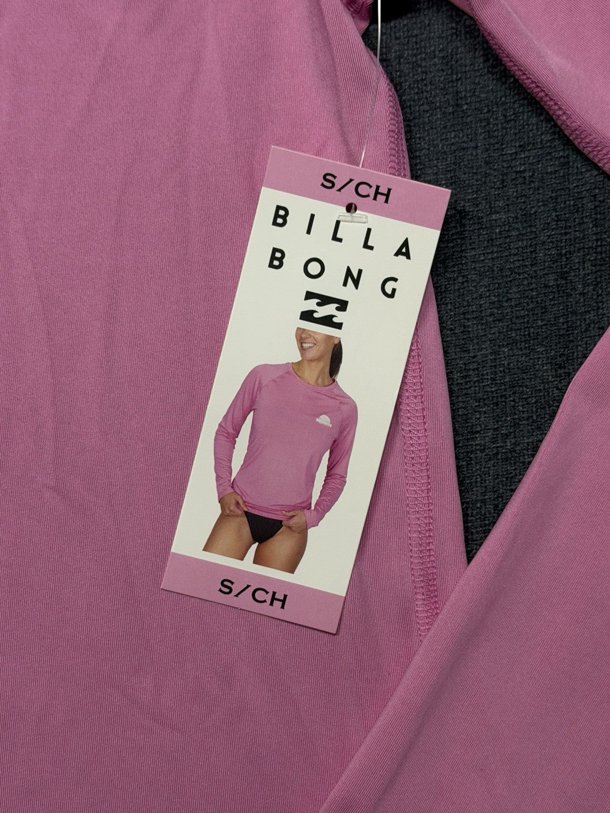 BillaBong Women's UV Tee long sleeve Sun Shirt Pink NEW | CHOOSE YOUR SIZE!