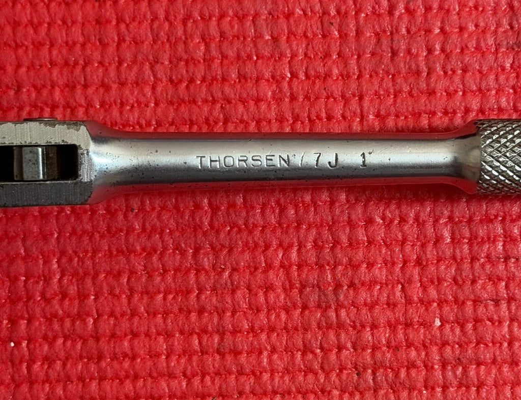 Vintage Thorsen Tools 77J 1 3/8" Drive Ratchet Vintage Made In USA