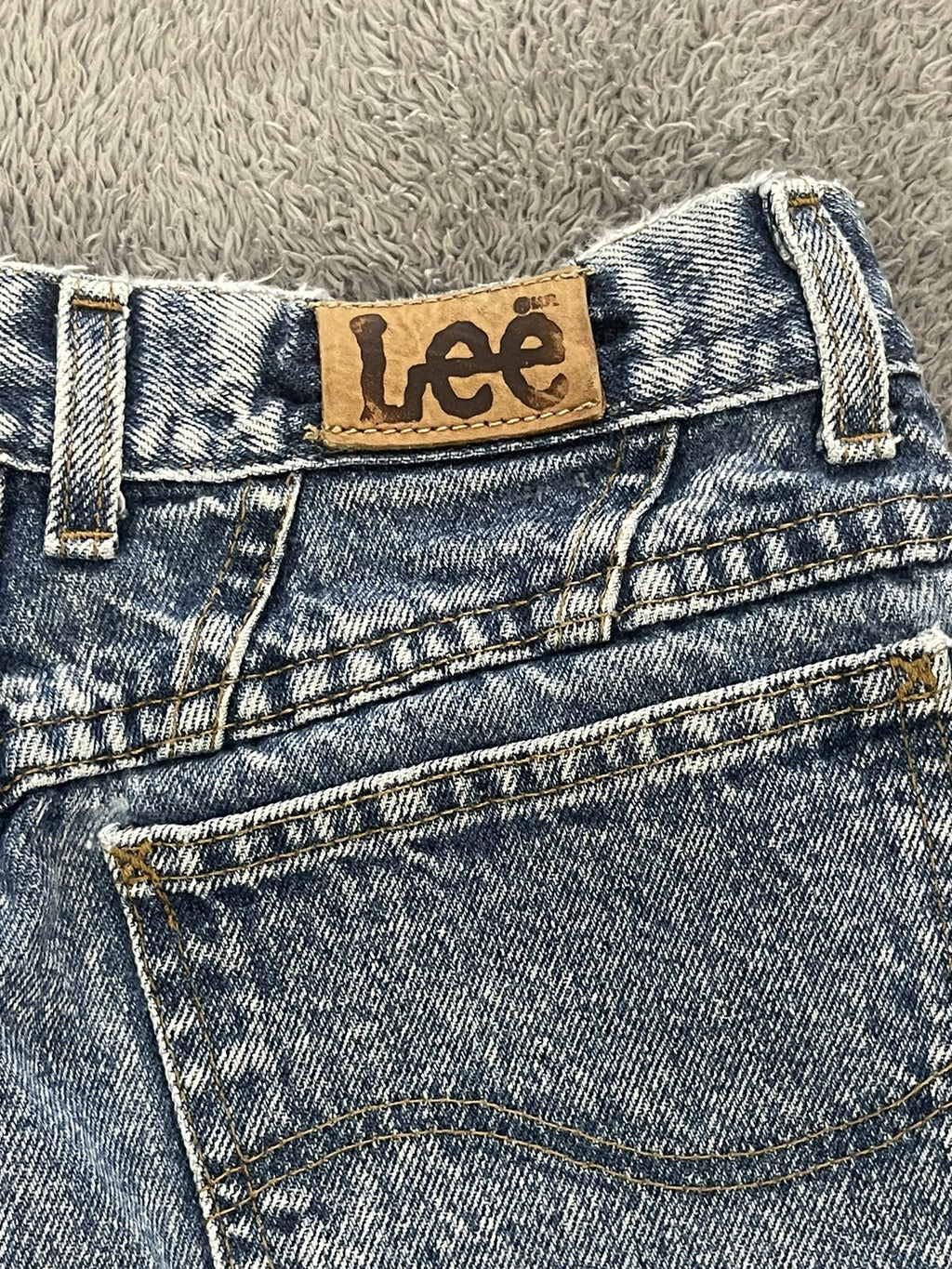 Lee jeans Denim Womens Size 12M Regular Fit Blue Jeans 29-1/2"X30-1/4"