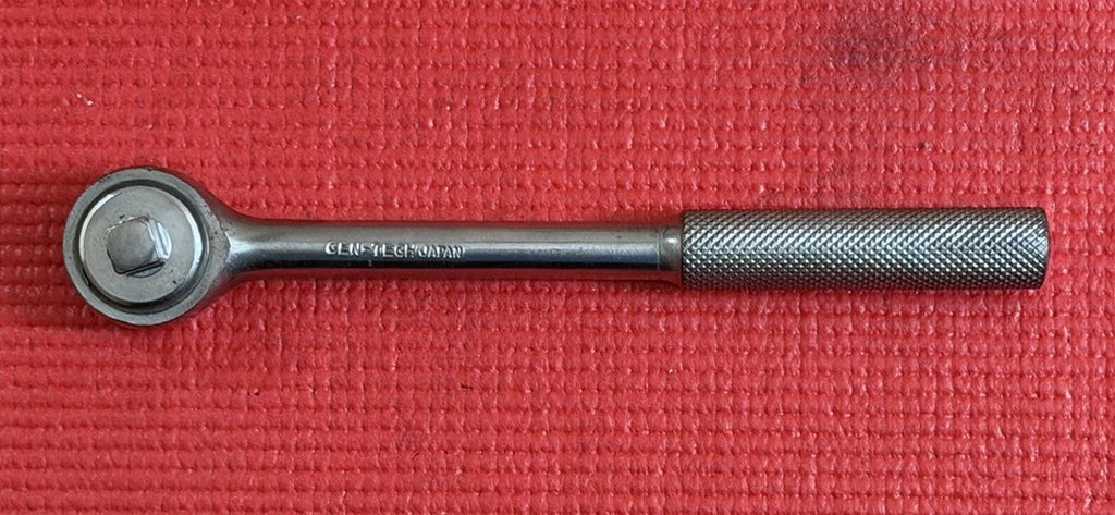 Vintage Chrome Vanadium Tools CEN-TECH No. H.T 7810 3/8”Drive Ratchet Japan