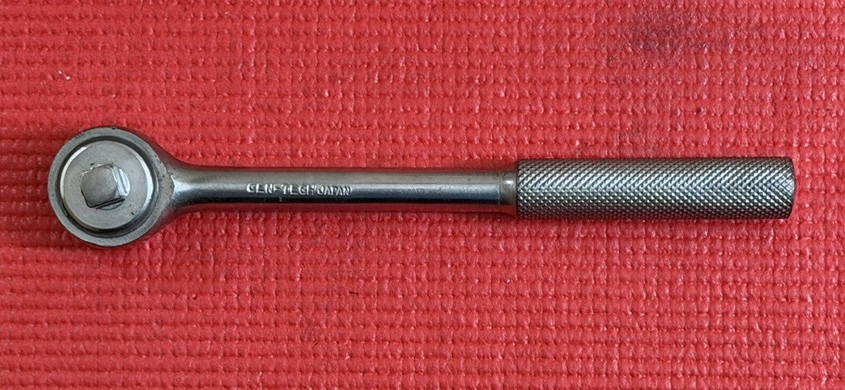 Vintage Chrome Vanadium Tools CEN-TECH No. H.T 7810 3/8”Drive Ratchet Japan