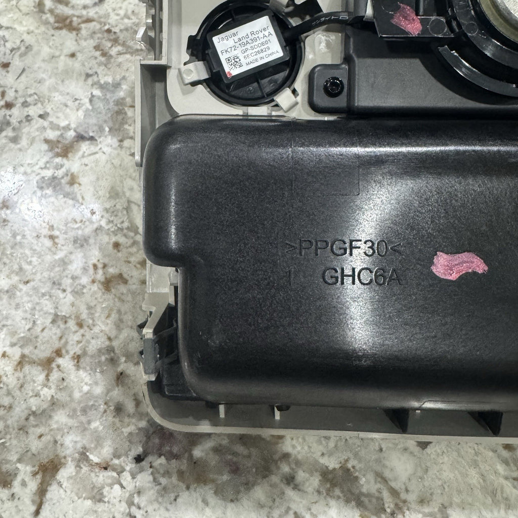 2017-2019 Jaguar XE XF Overhead Dome Map Light Assembly Sunroof Switch OEM