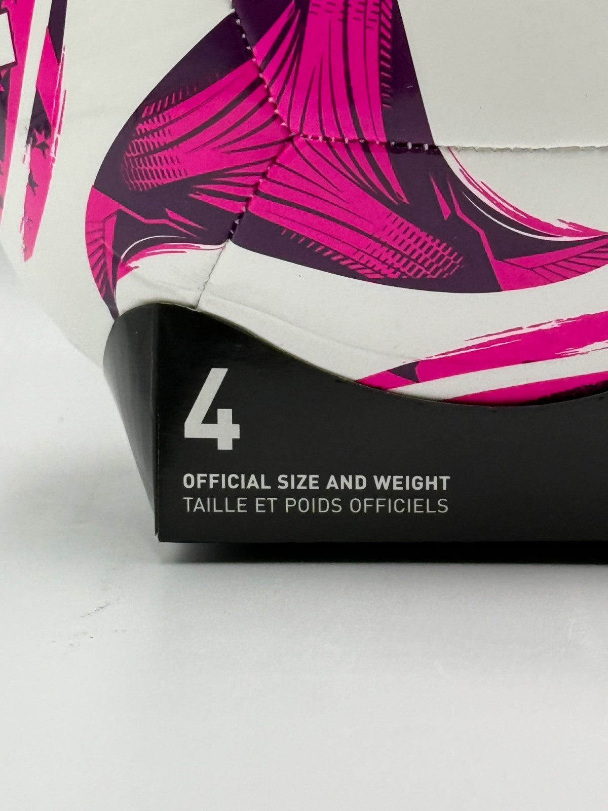 New Adidas MLS Club Youth Soccer Ball Pink White Training Football - Size 4