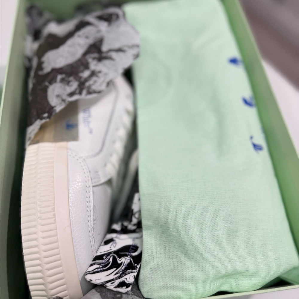 Off-White Vulcanized White Leather - NEW - EU 40 - 7M/8.5W