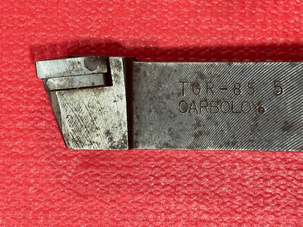 Vintage CARBOLOY TGR-85-5 INDEXABLE TOOL HOLDER