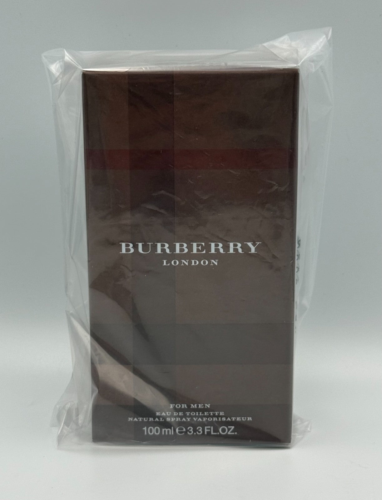 New Burberry London For Men Eau De Toilette EDT Natural Spray - 3.3 oz 100ml