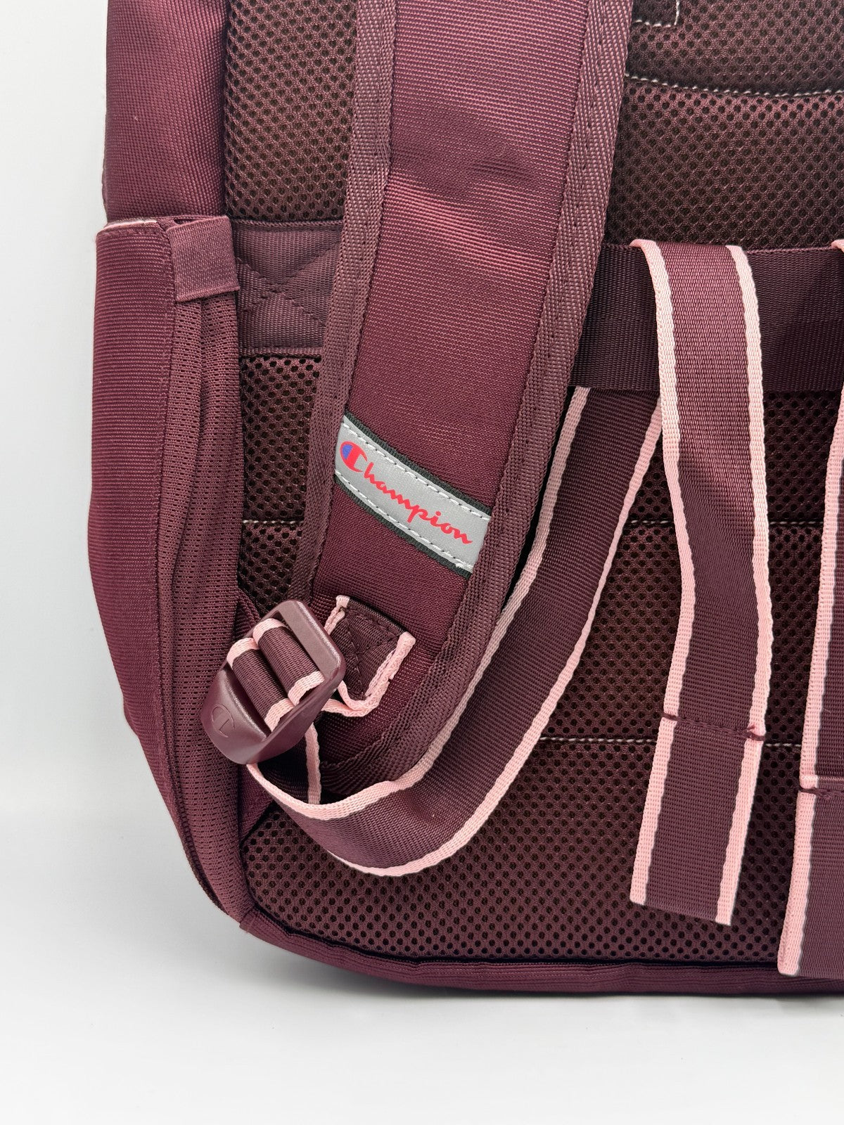 NWT Champion Estate Backpack Burgundy Maroon Pink Fits 17" Laptop School Bag