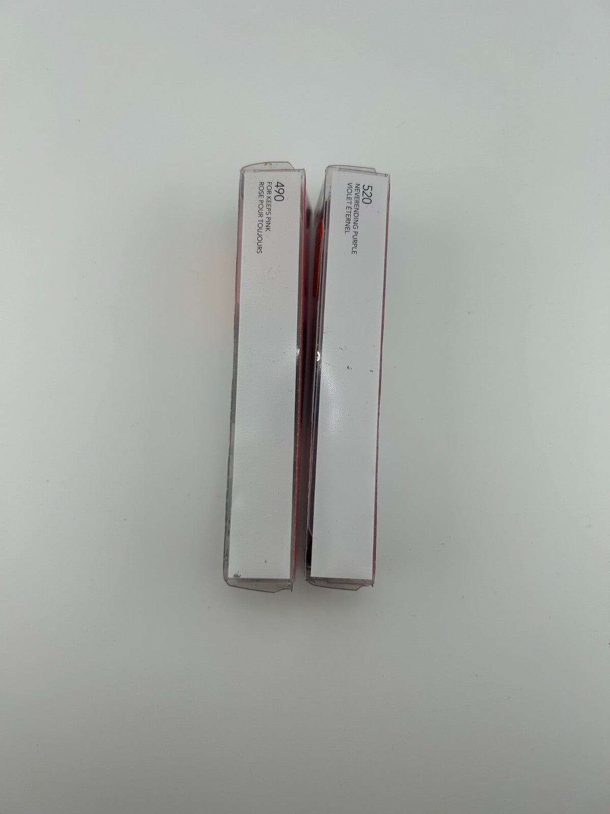 Set of 2 Revlon ColorStay Lipcolor #490 or Keeps Pink #520 Never Ending Purple