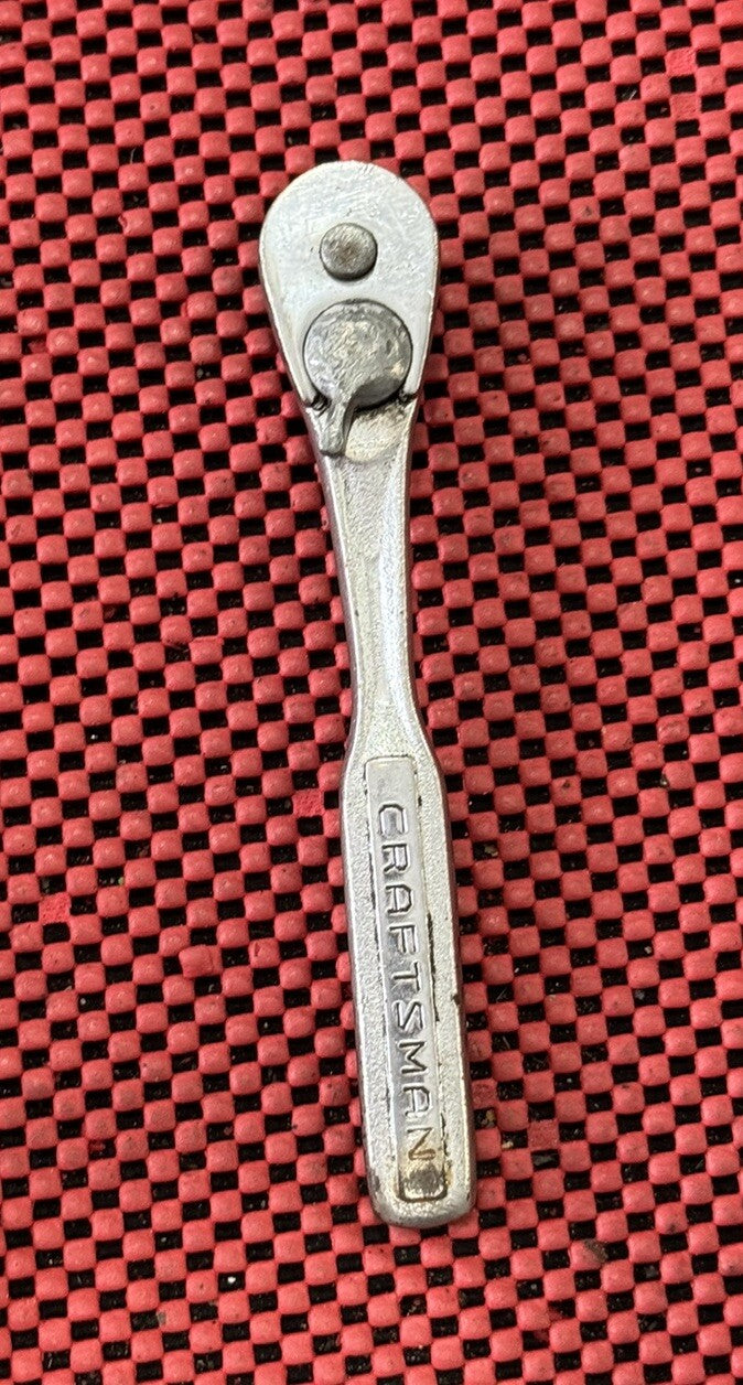 Vintage Craftsman -V- 43785 3/8" Drive Ratchet With Oil Port Quick Release USA