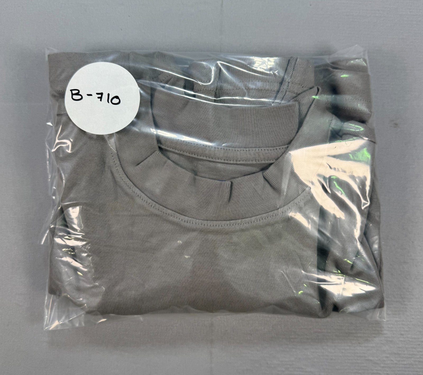 NWT YZY Ribbed Knit Sweatshirt Men's XS Light Gray Crewneck Long Sleeve Outdoor