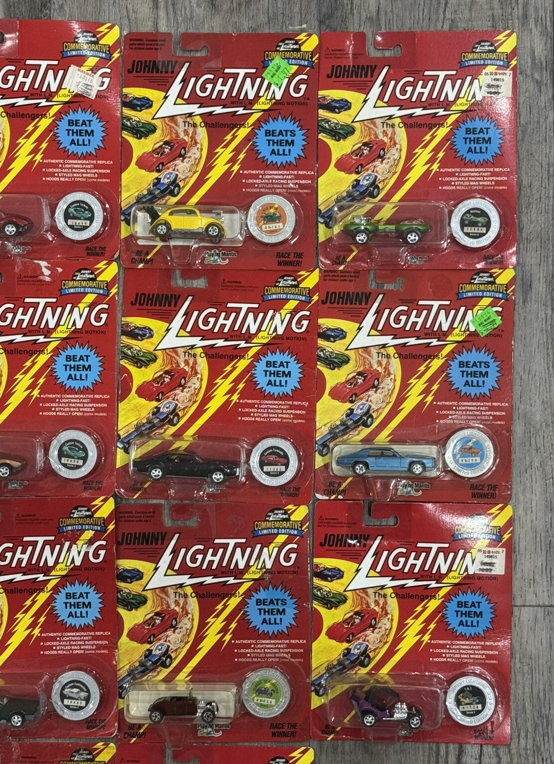 Johnny Lightning Commemorative Series NEW 1994 1995 -SET of 19Pc Limited Edition