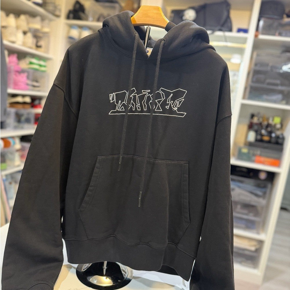 Off-White Black Graphic Hoodie