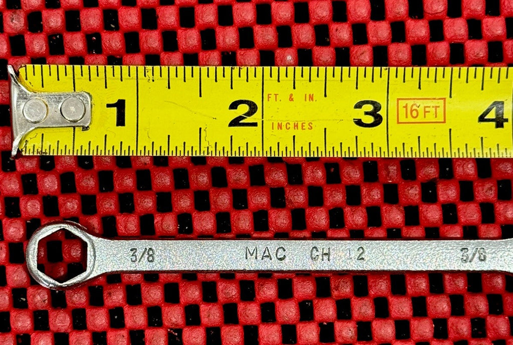 MAC Tools CH12  3/8” 6 Point Combination Wrench, 4-1/2” Long, Made In USA N9