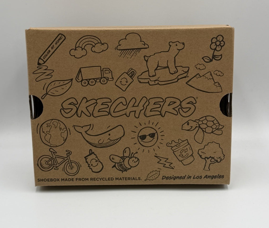 NEW Sketchers Vroom Sneakers Toddler Boys Size 5 Gray Yellow Construction Trucks