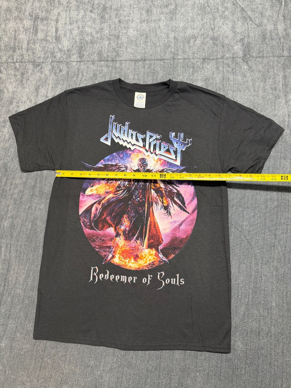 Judas Priest Redeemer of Souls T-Shirt Men's Medium Black Graphic Print Pullover