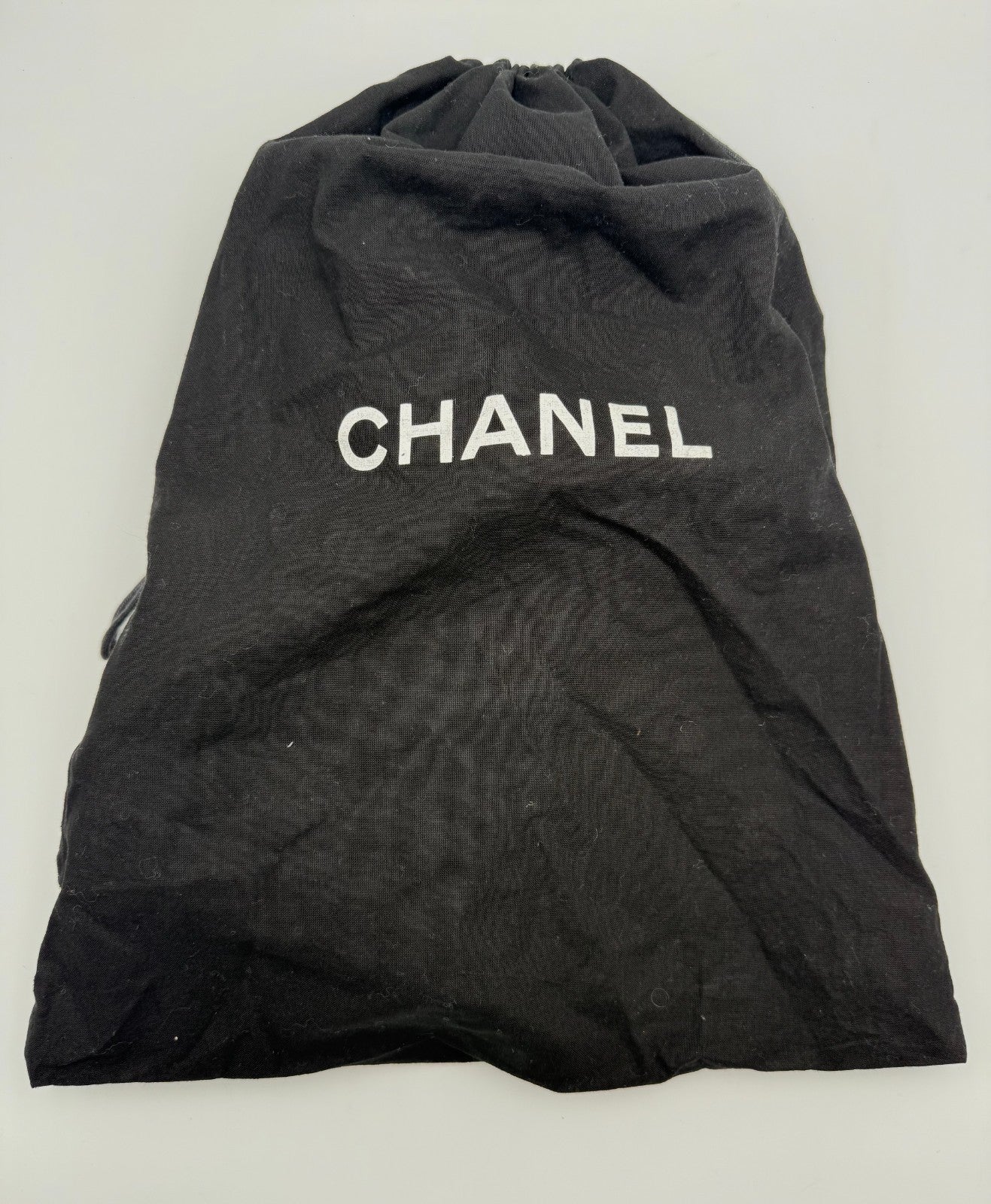 Chanel Shoulder Bag Boy Medium Navy Blue Denim Tweed Streetwear Authentic